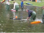 Roy Errington launches his black menace on its second run.
